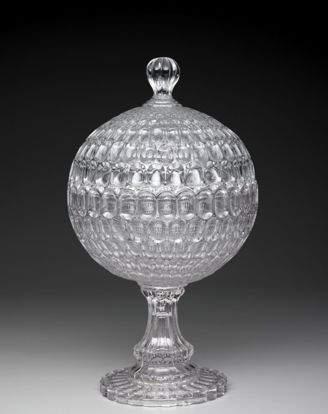 SAUMON CRYSTAL POT - LUXE COLELCTION ANGIE HOMES