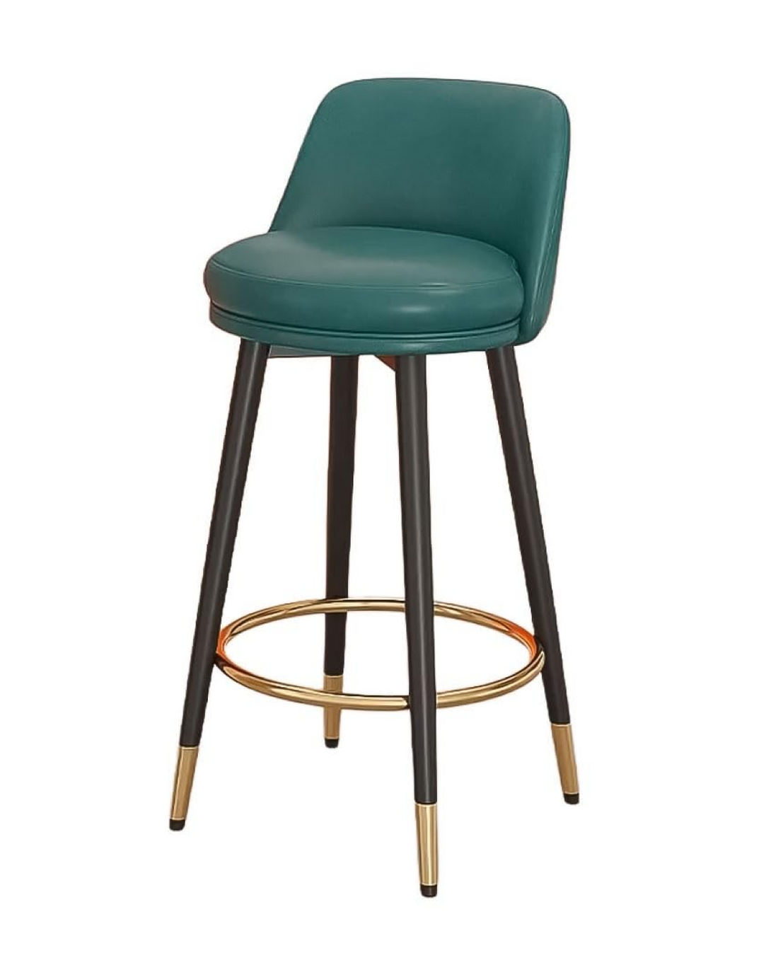 Monarch Blue Solid Fabric Bar Stools ANGIE HOMES