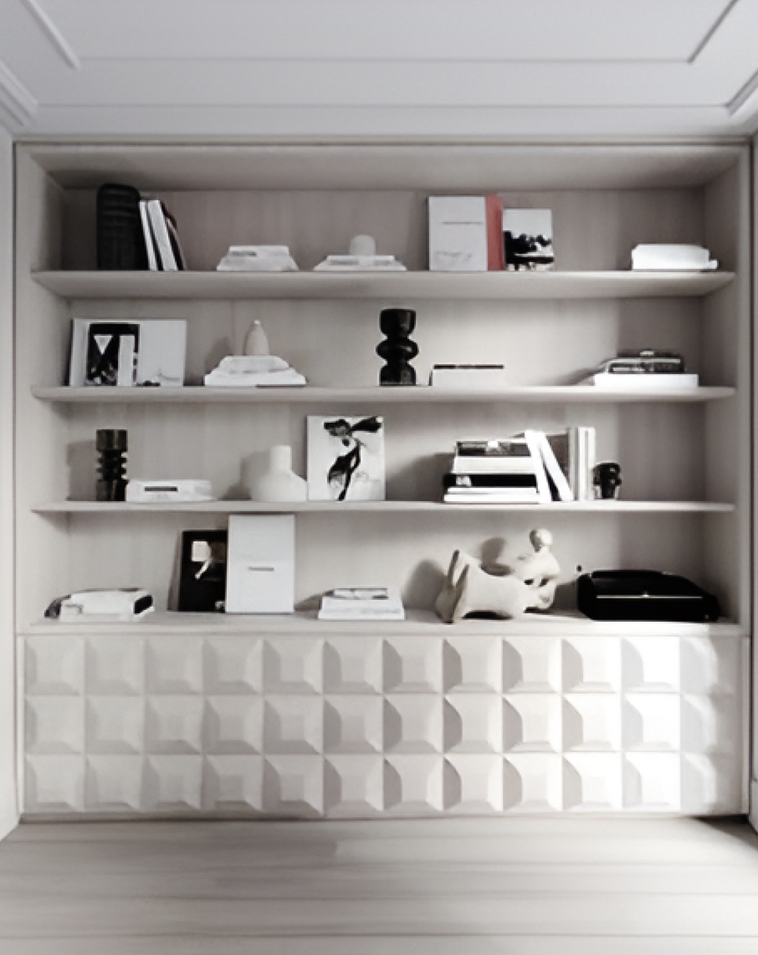 LIAM WHITE SIDE BOARD ANGIE HOMES