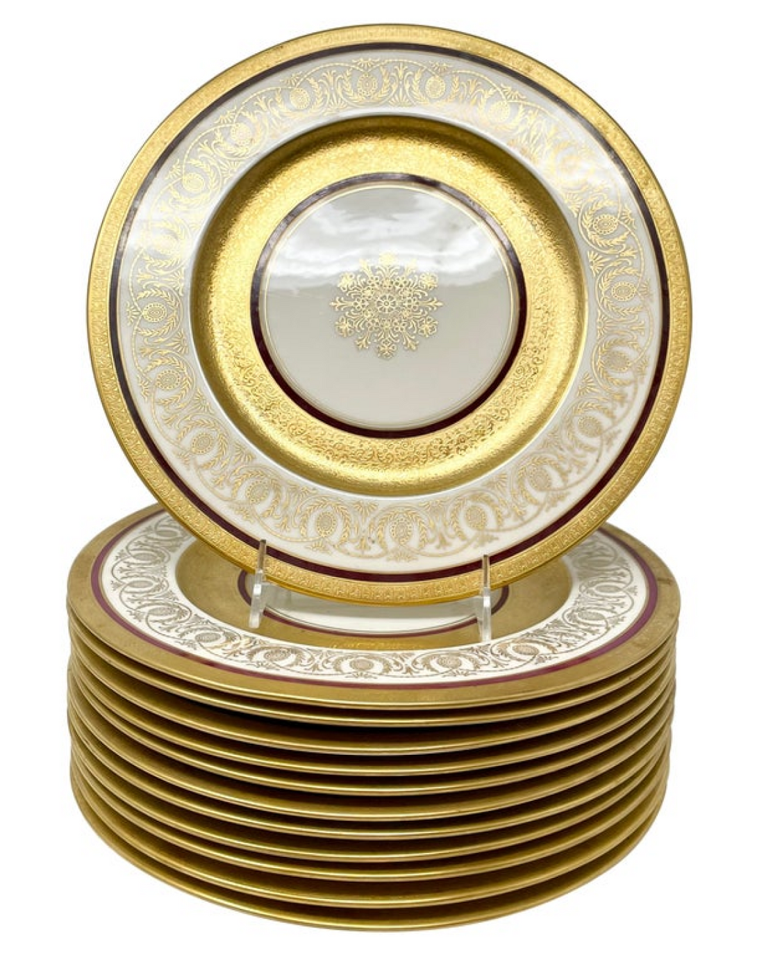 luxury golden design dinner plates ANGIE HOMES