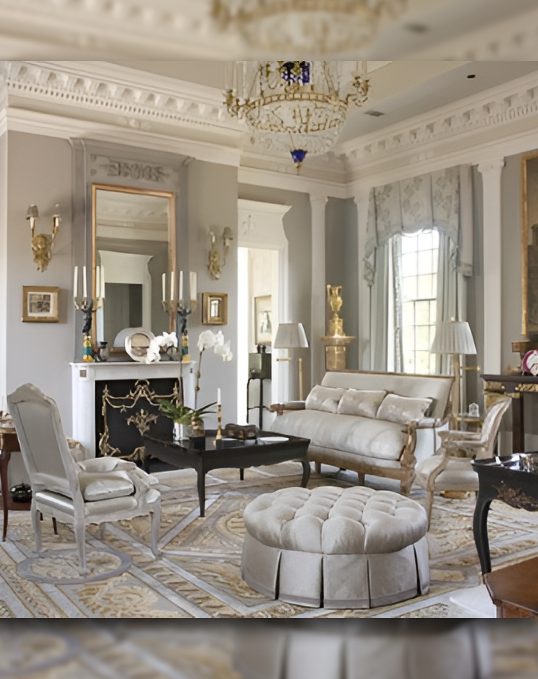 SWIVEL SILVER SOFA SET ANGIE HOMES