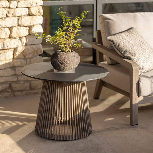 Oasis Round Outdoor Side Table ANGIE HOMES