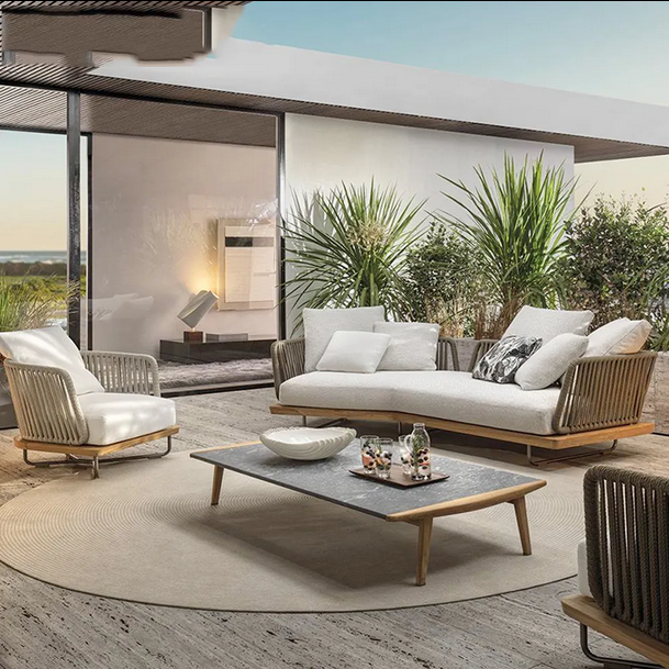 Modern Nature's Edge Luxury Outdoor Sofa ANGIE HOMES