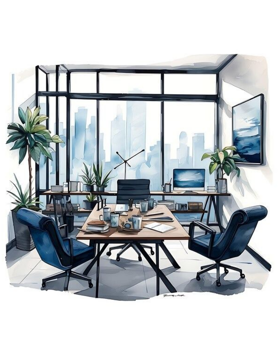 Director's Room Interior Solution By Anjie Kriplani Design ANGIE HOMES