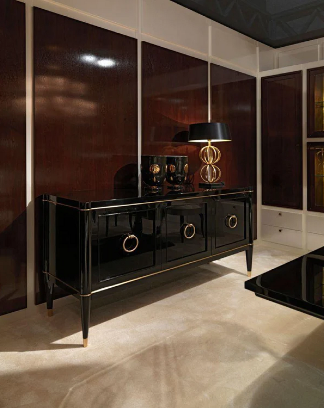 Imogen Black Side Board ANGIE HOMES