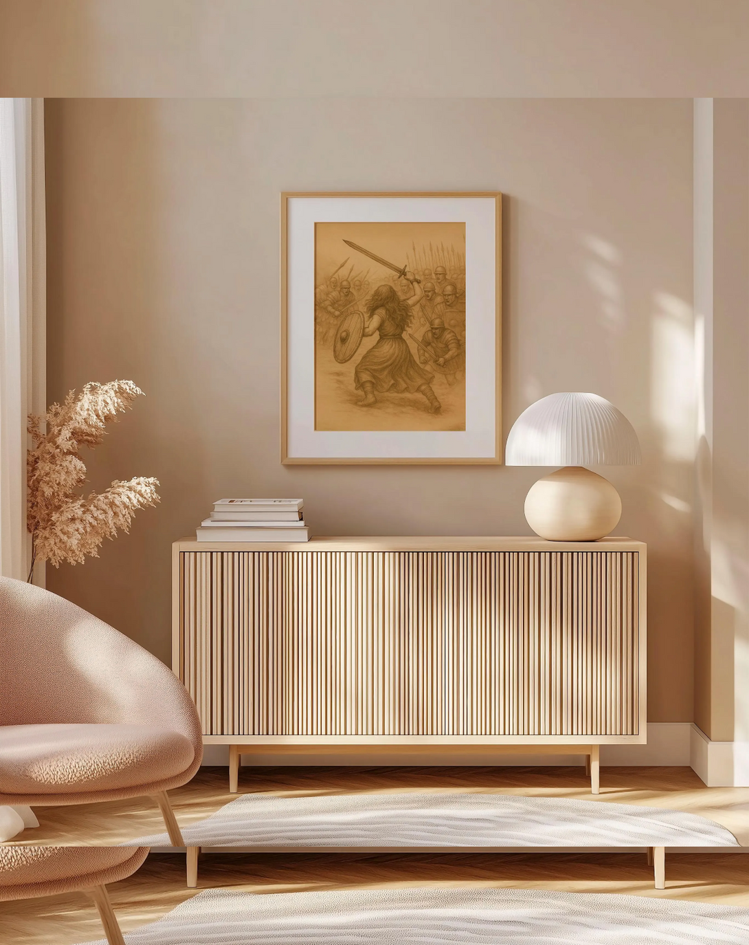 Bass Brown Side Board ANGIE HOMES