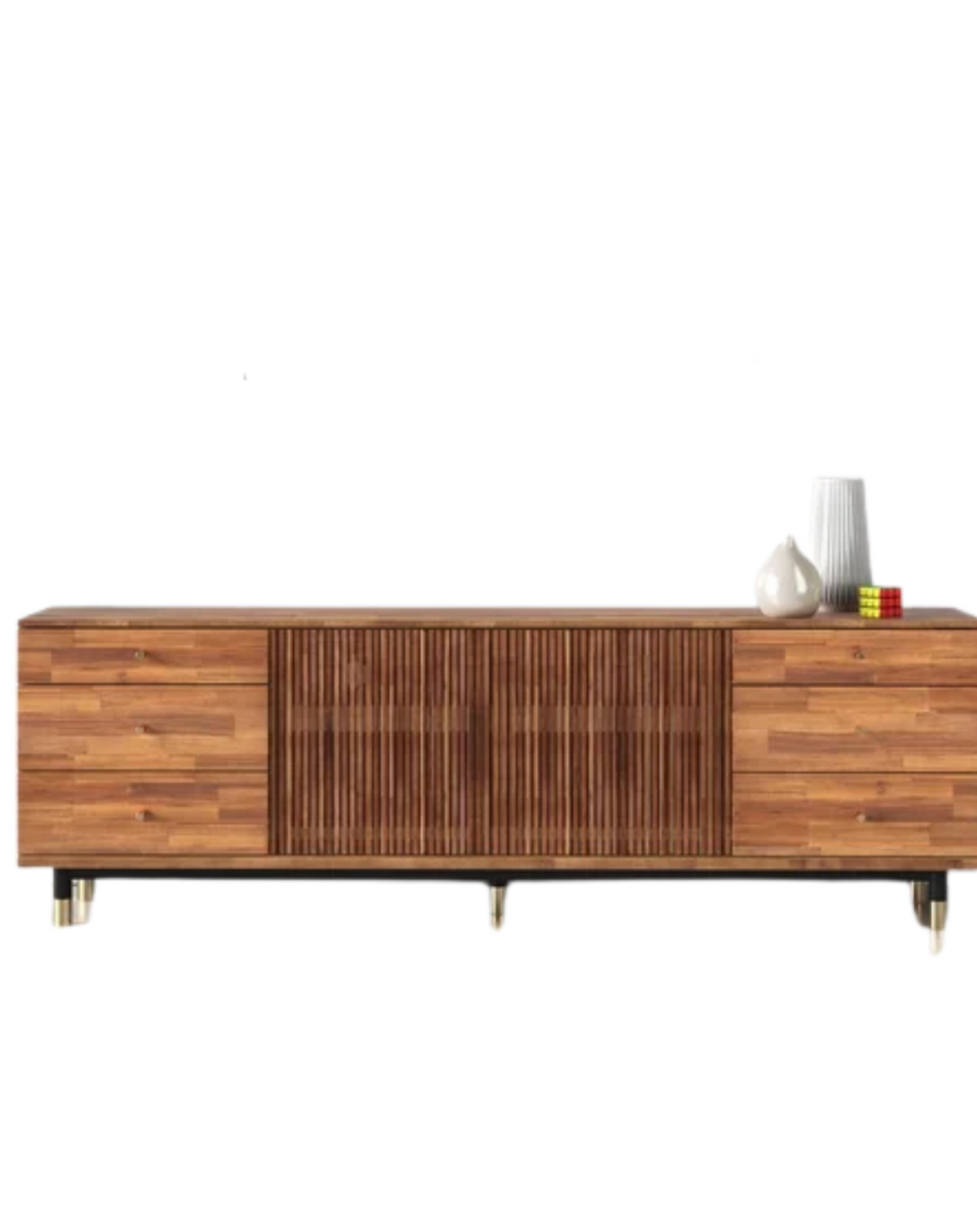 Sisu Brown Side Board | Extra long sideboard buffet ANGIE HOMES