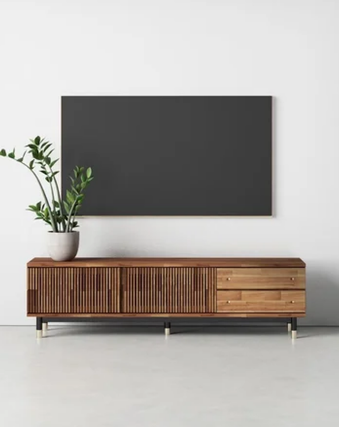 Sisu Brown Side Board | Extra long sideboard buffet ANGIE HOMES