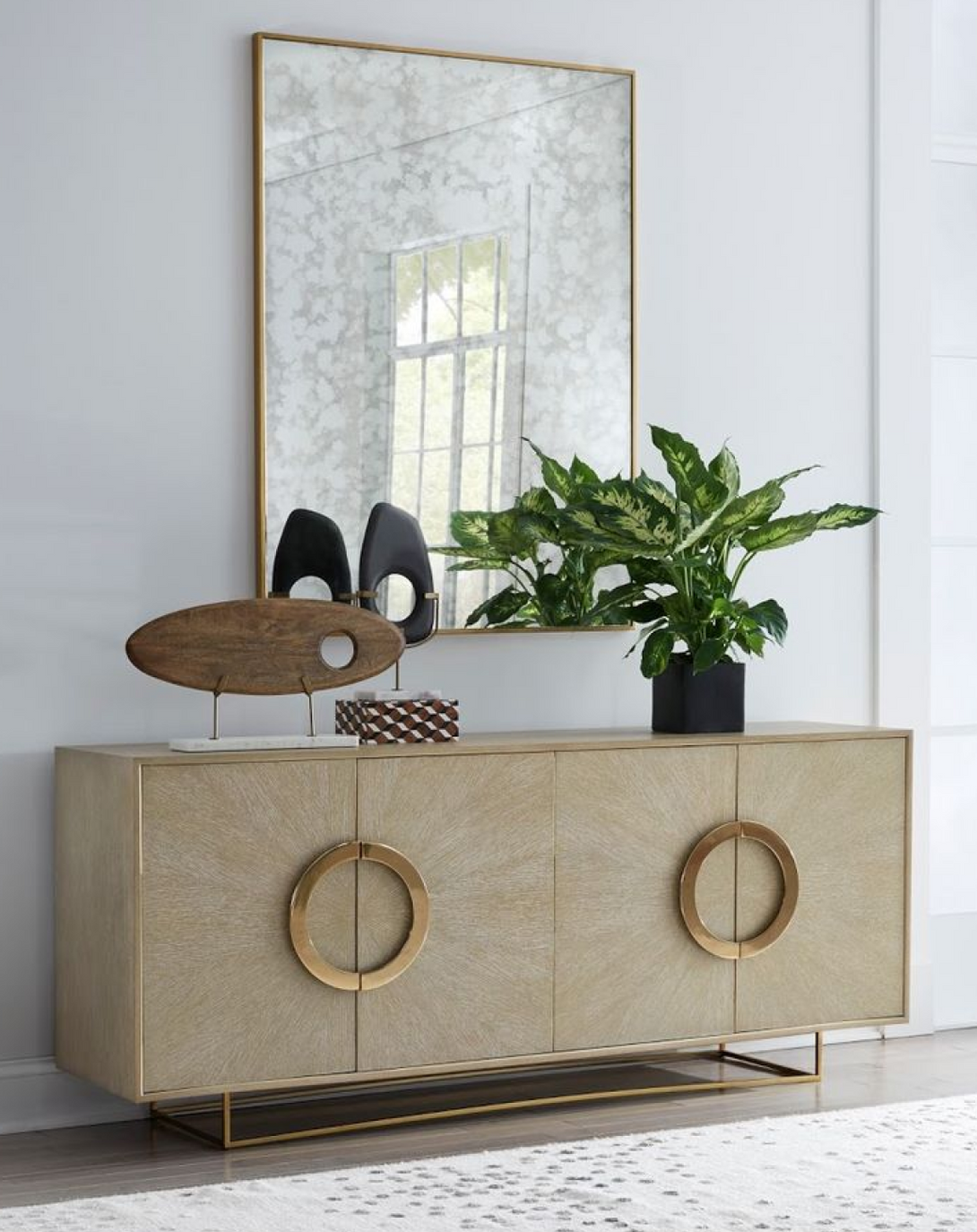 Shwan Beigr Side Board | Large sideboard cabinet ANGIE HOMES