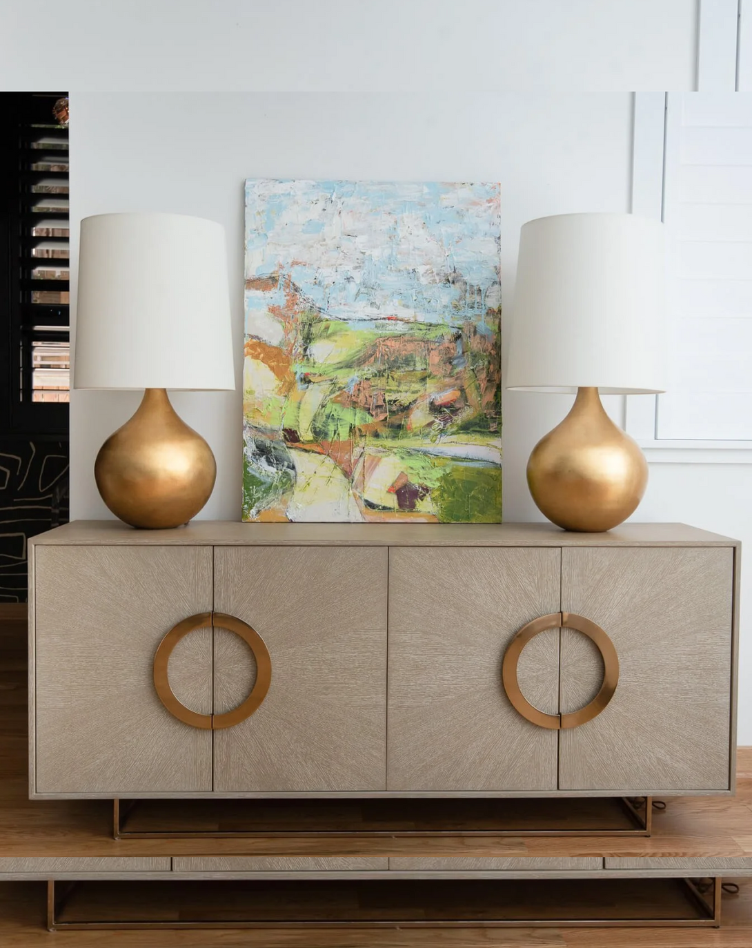 Shwan Beigr Side Board | Large sideboard cabinet ANGIE HOMES