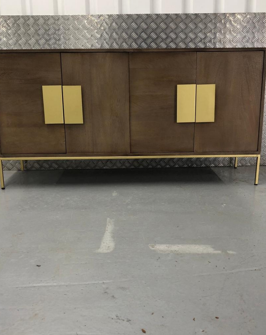 Alinta Beige Classic Side Board ANGIE HOMES