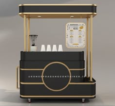 Vintage Bar Trolley ANGIE HOMES