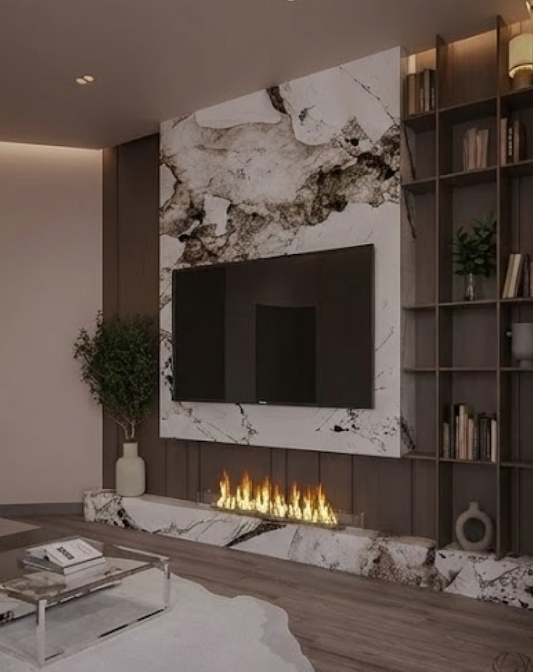 Verano Crest TV & Media Unit ANGIE HOMES