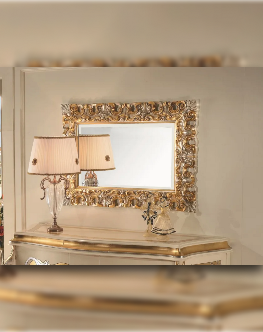 Forgery Classic Gold Leaf Mirror -  Angie's India Mirrors ANGIE HOMES