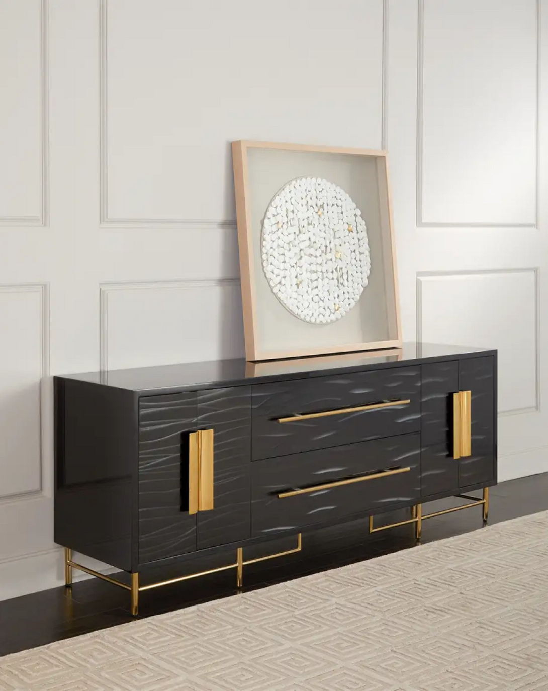 Eden Black Side Board ANGIE HOMES