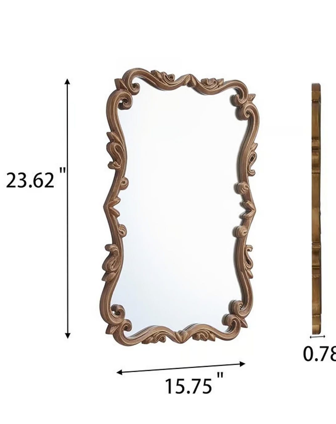 Hone Classic Gold Leaf Mirror -  Angie's India Mirrors ANGIE HOME