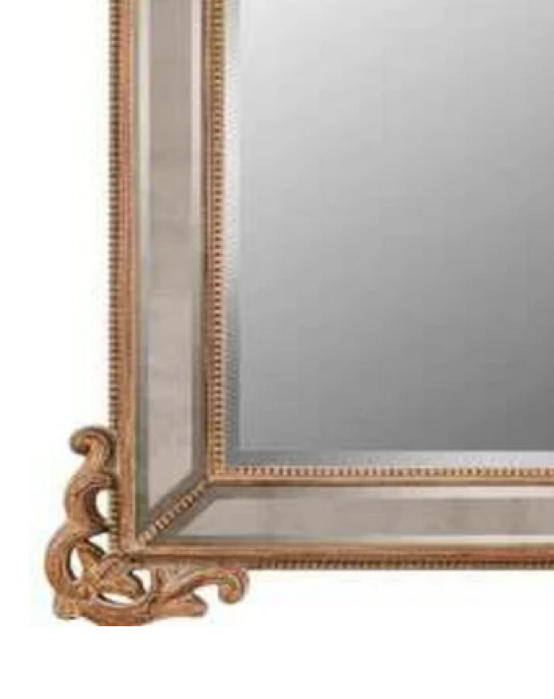 Mony Classic Gold Leaf Mirror -  Angie's India Mirrors ANGIE HOMES