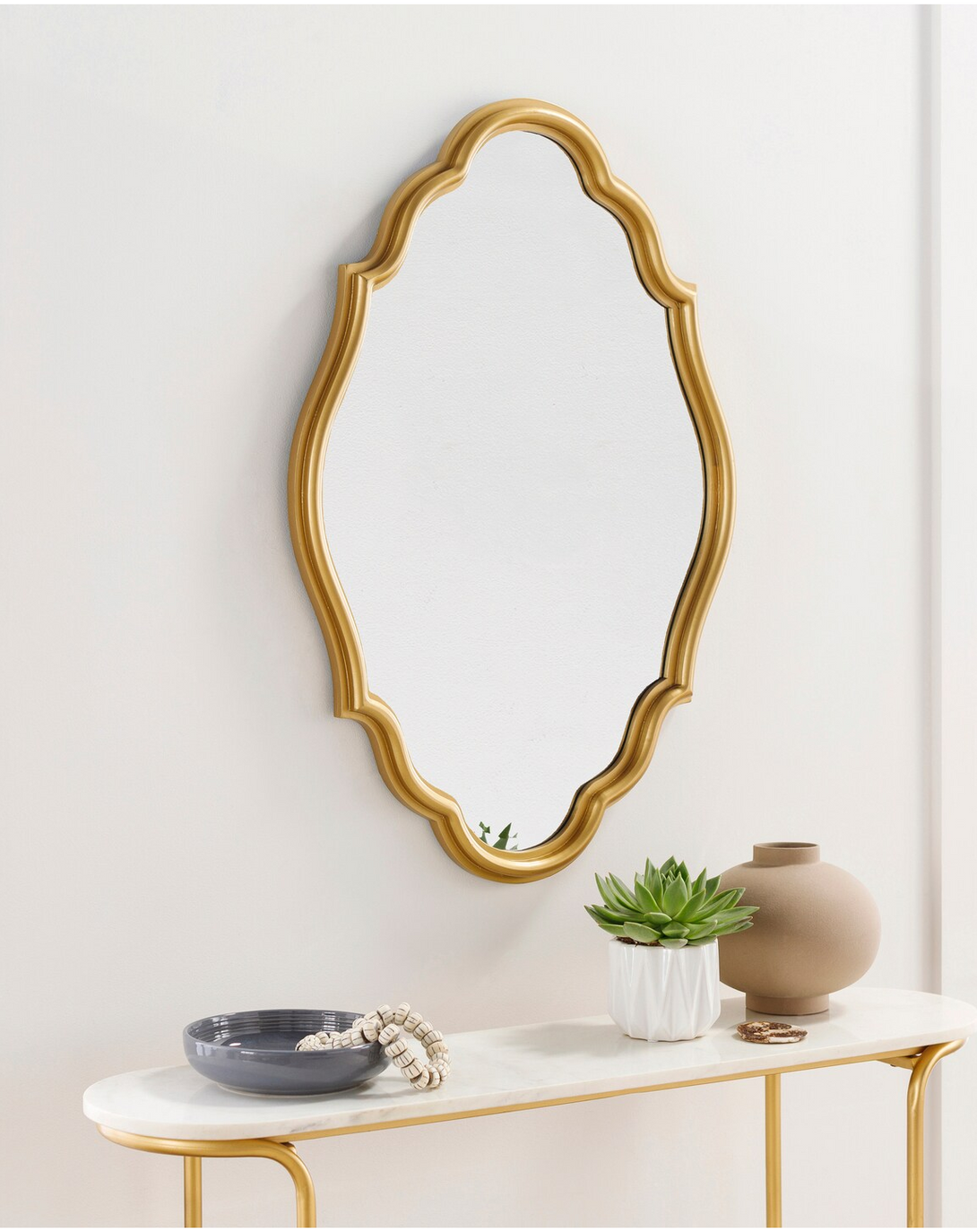 Edit Classic Gold Leaf Mirror -  Angie's India Mirrors ANGIE HOMES