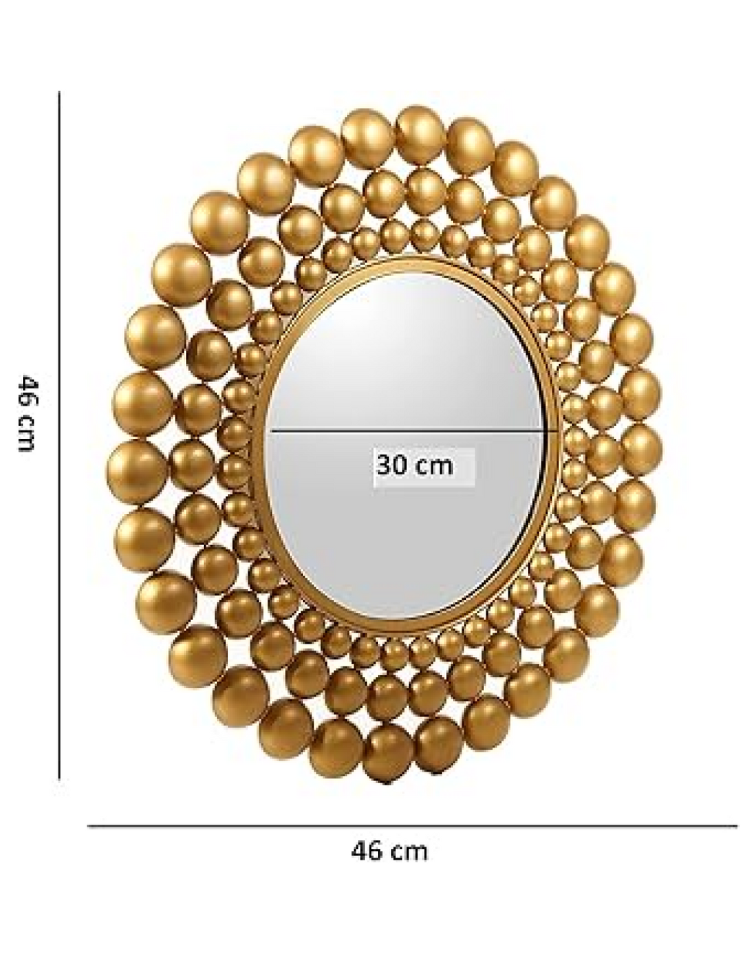 Oregano Classic Gold Leaf Mirror - Angie's India Mirrors ANGIE HOMES