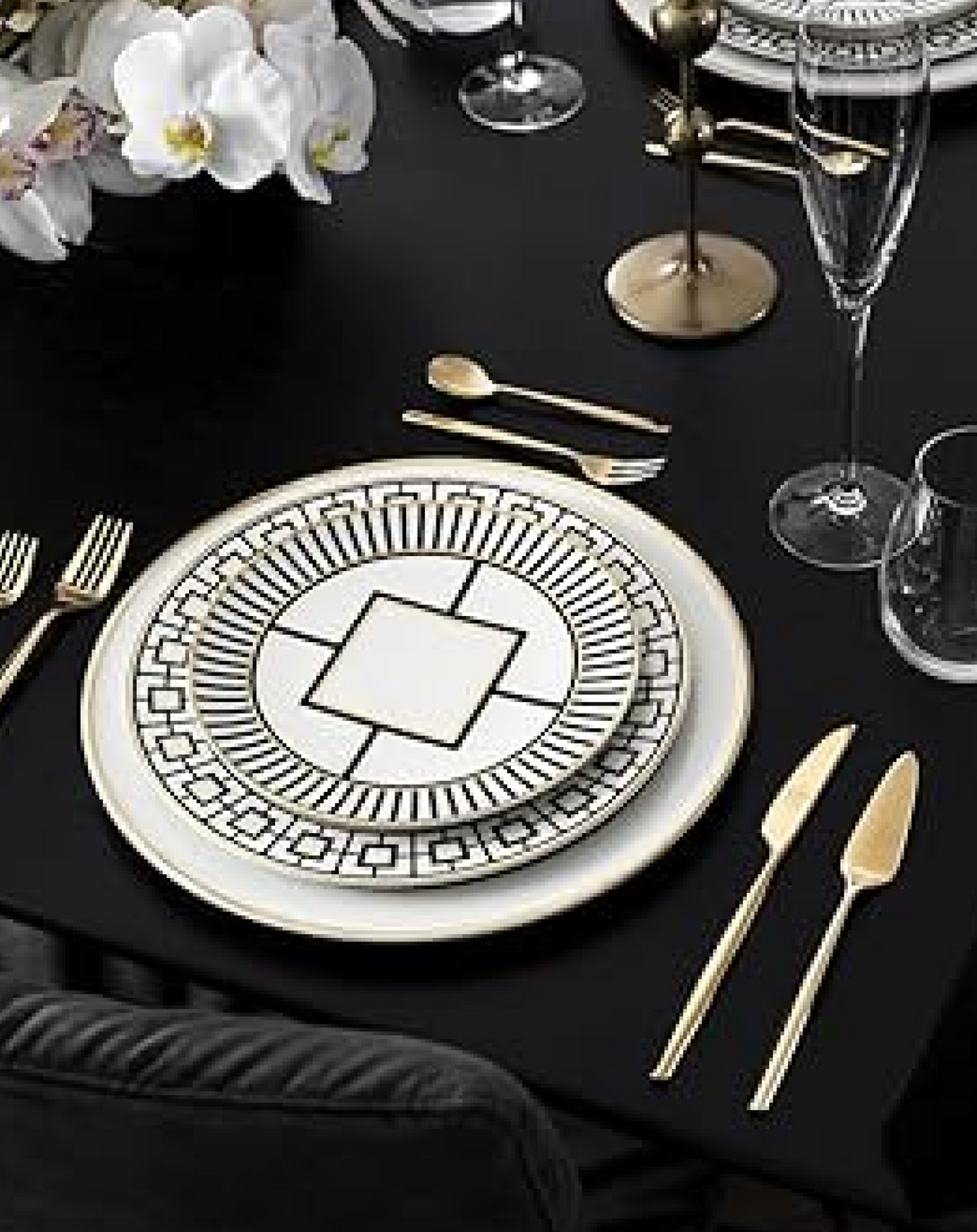 Botanical Italian design plates ANGIE HOMES