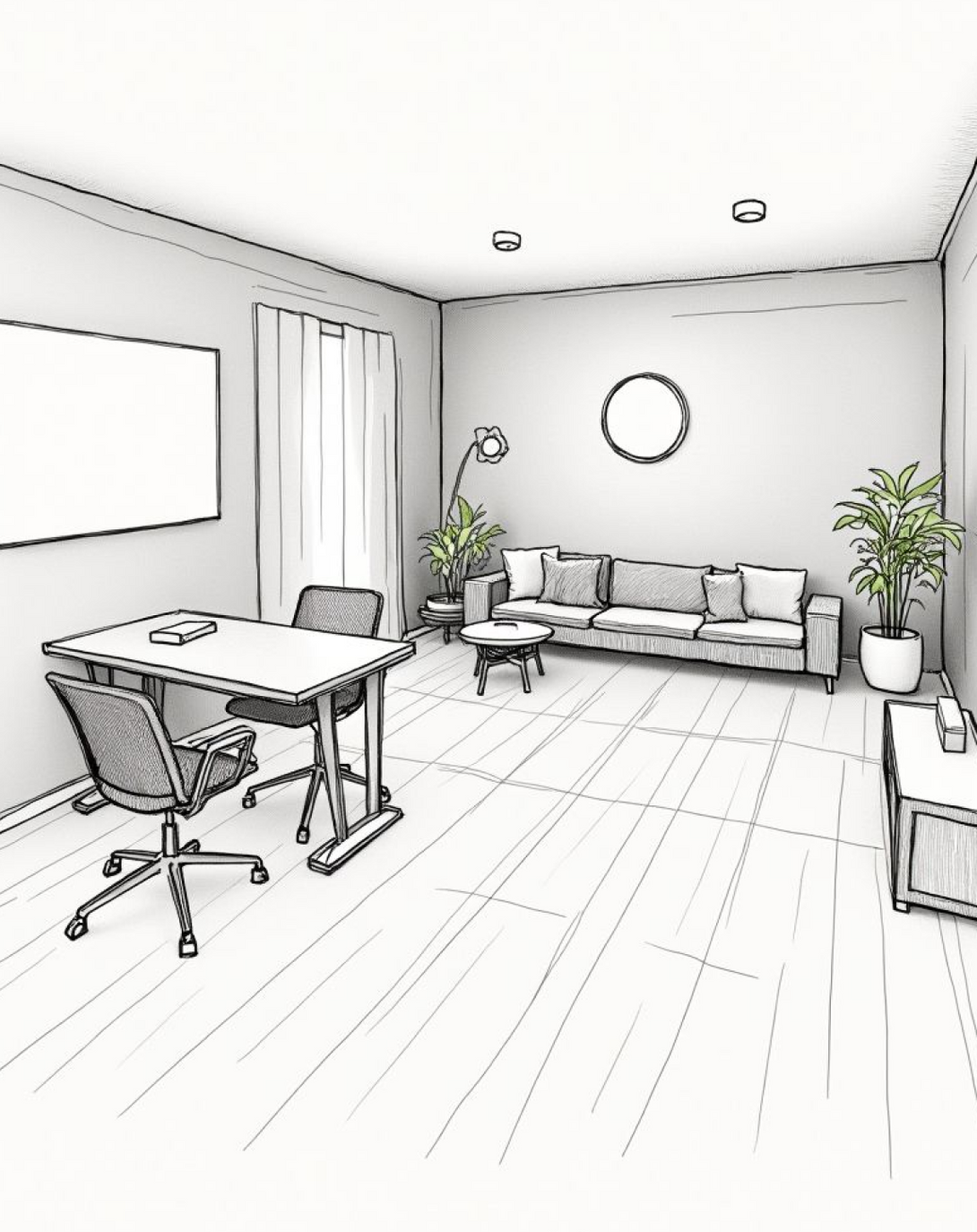 Creative Office MD Room Cabin Interior Design ANGIE HOMES