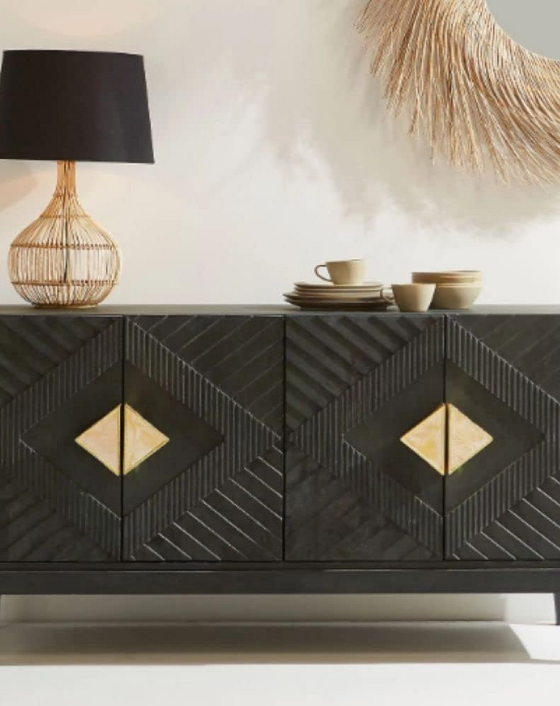 GUNUNG MODERN CLASSIC BLACK SIDEBOARDS ANGIE HOMES