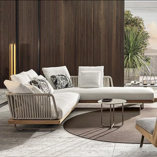 Modern Nature's Edge Luxury Outdoor Sofa ANGIE HOMES