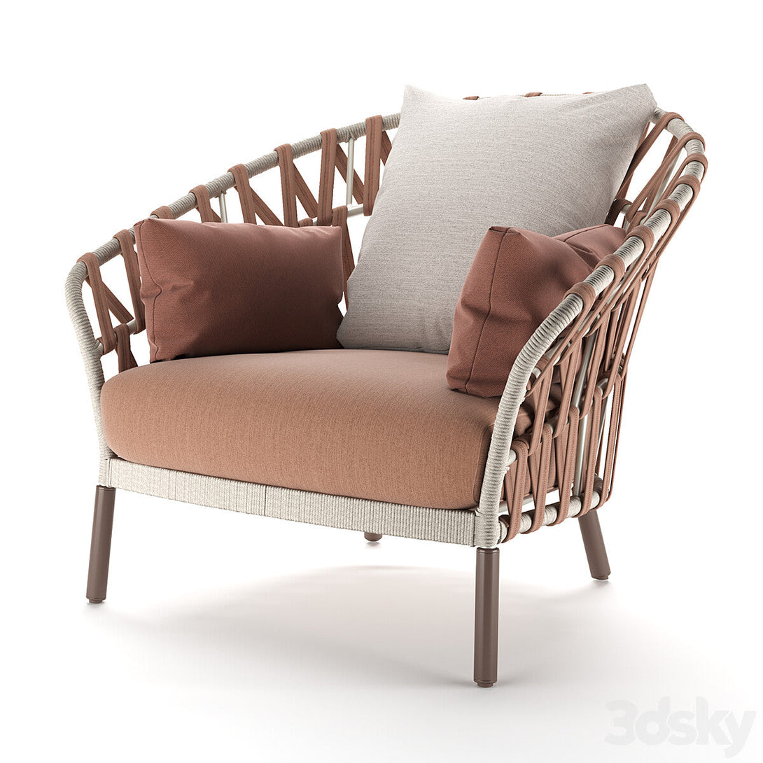 Modern Resistant Patio Sofa Chair ANGIE HOMES