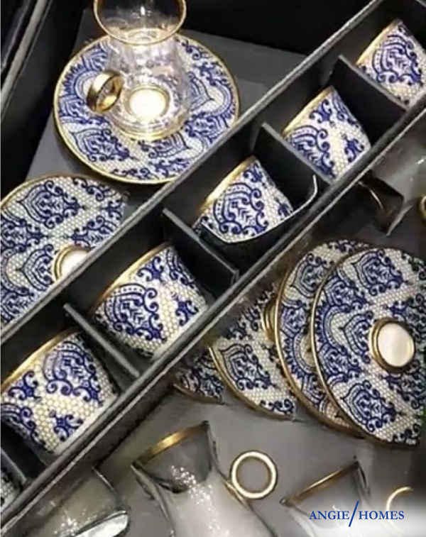 Tea Cup Set For Luxury Gifting ANGIE HOMES