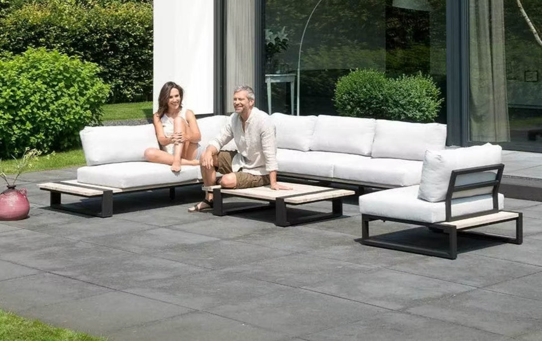 Driftwood Deck Outdoor L Shaped Sofa ANGIE HOMES