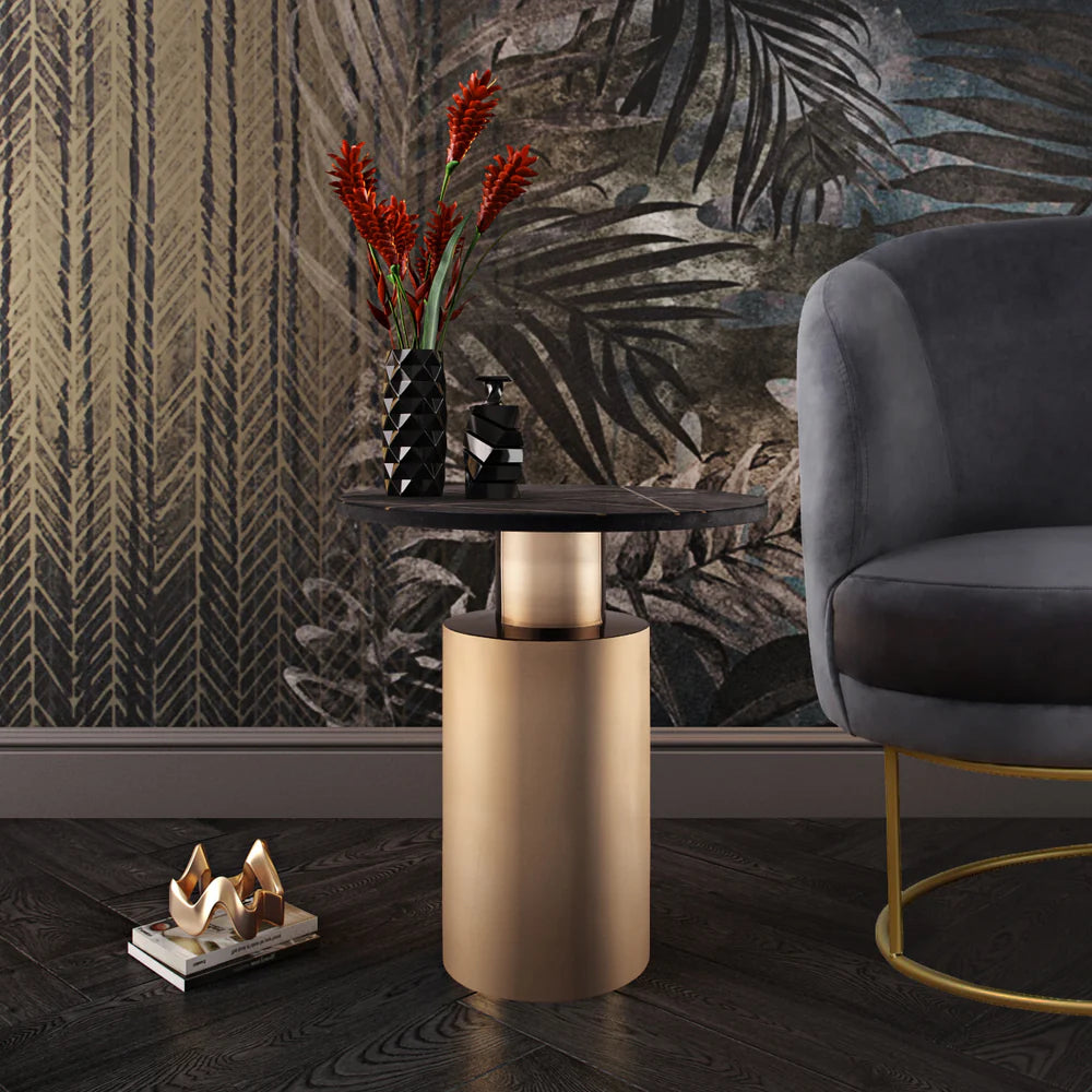 Luxury Metal Outdoor Side Table - Angie India Furniture ANGIE HOMES