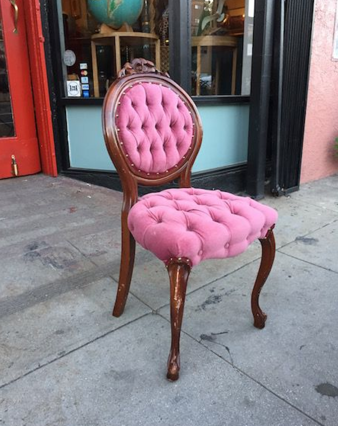 FAUTAIN PINK CHAIR ANGIE HOMES