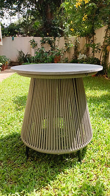 Oasis Round Outdoor Side Table ANGIE HOMES