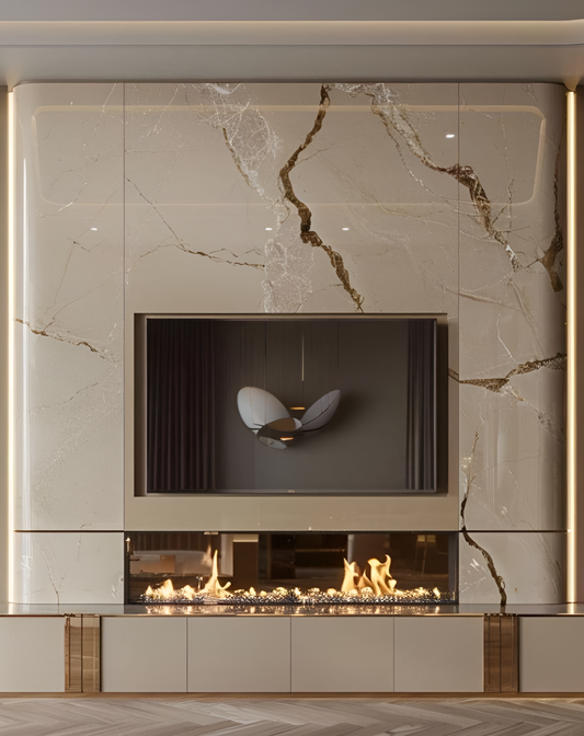 Verano Crest TV & Media Unit ANGIE HOMES