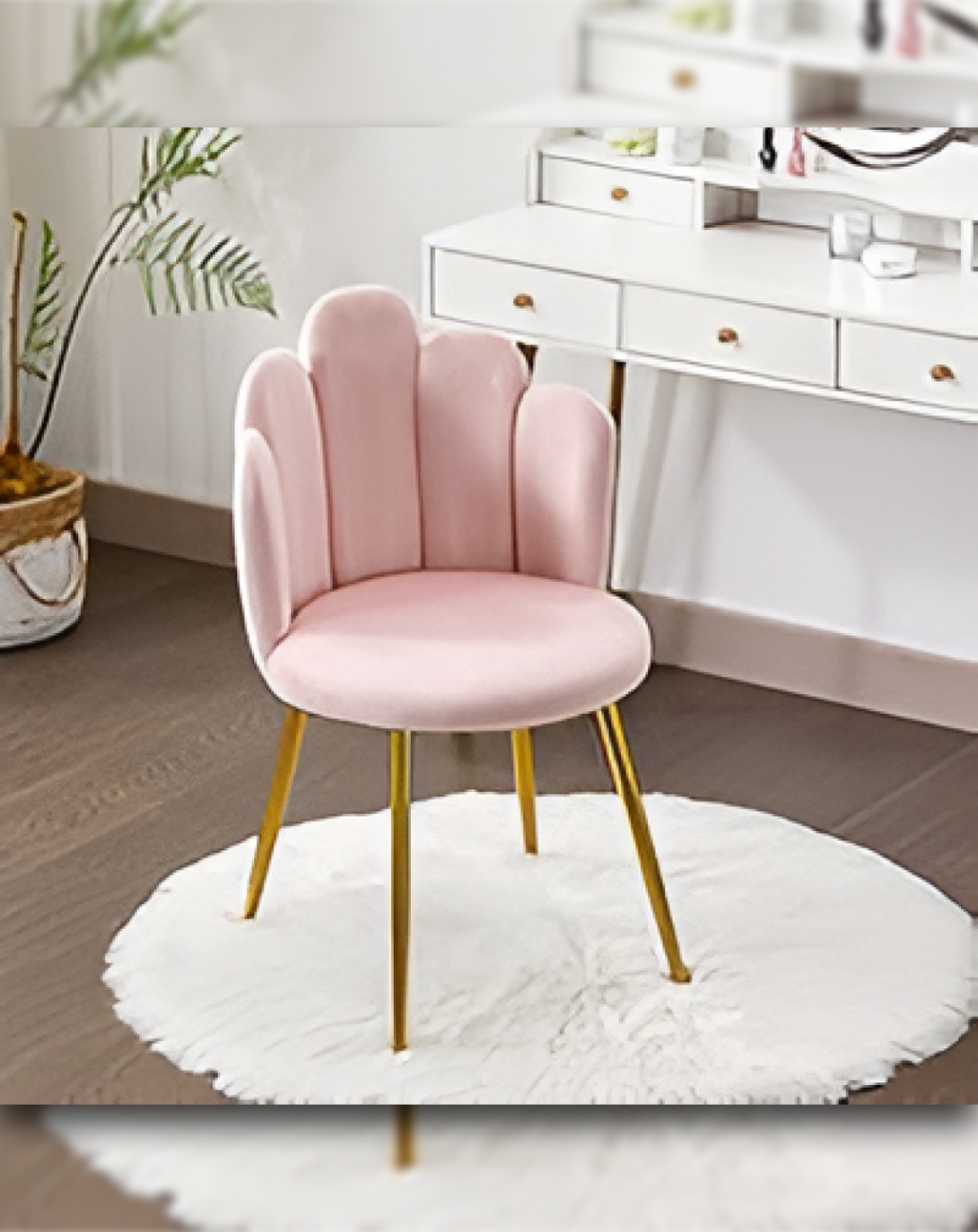 BAULT PINK CHAIR ANGIE HOMES