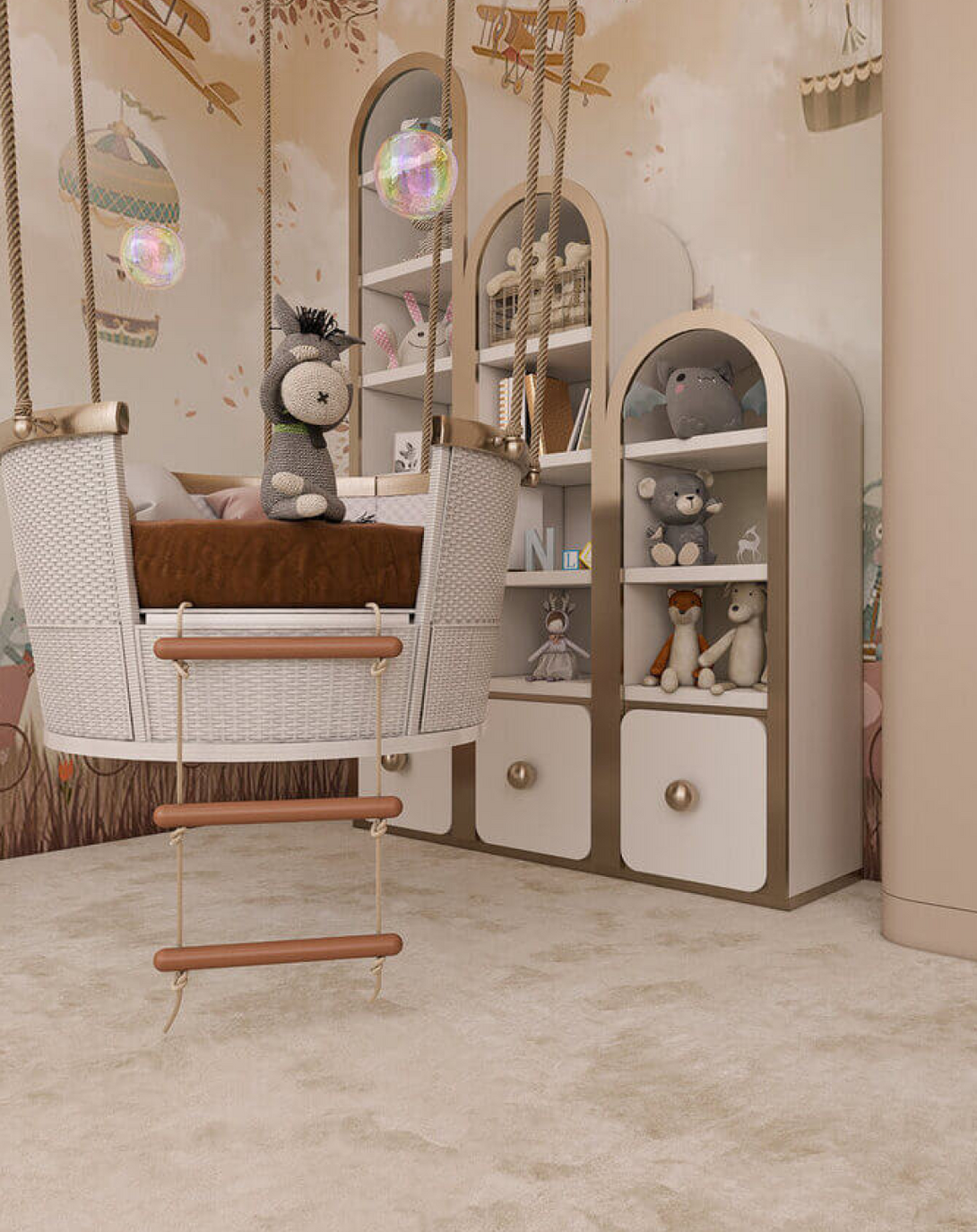 Lark Luxury New Born Baby Bed ANGIE HOMES