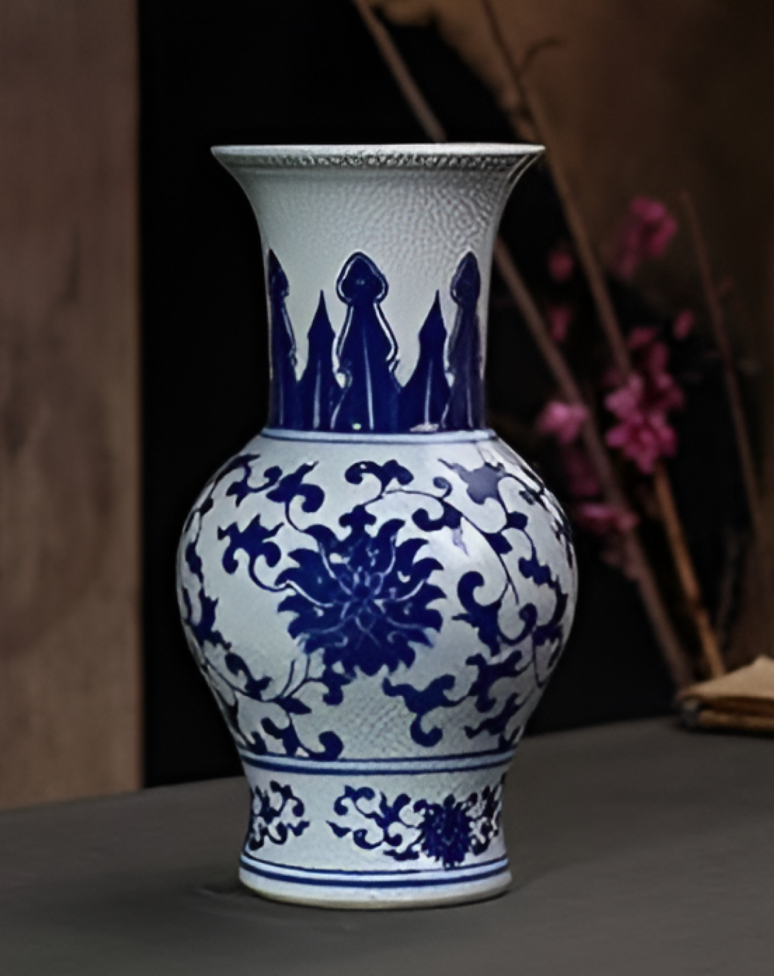 Aries Blue Vases Set of 1 - Angie Homes ANGIE HOMES