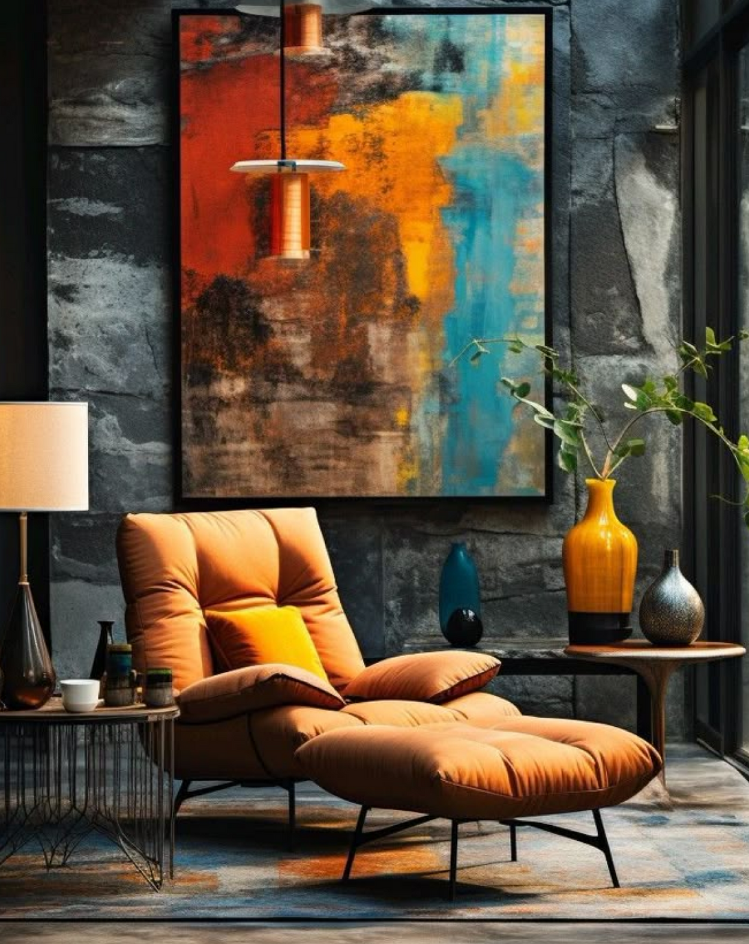 Plush Haven Accent Sofa Chair ANGIE HOMES