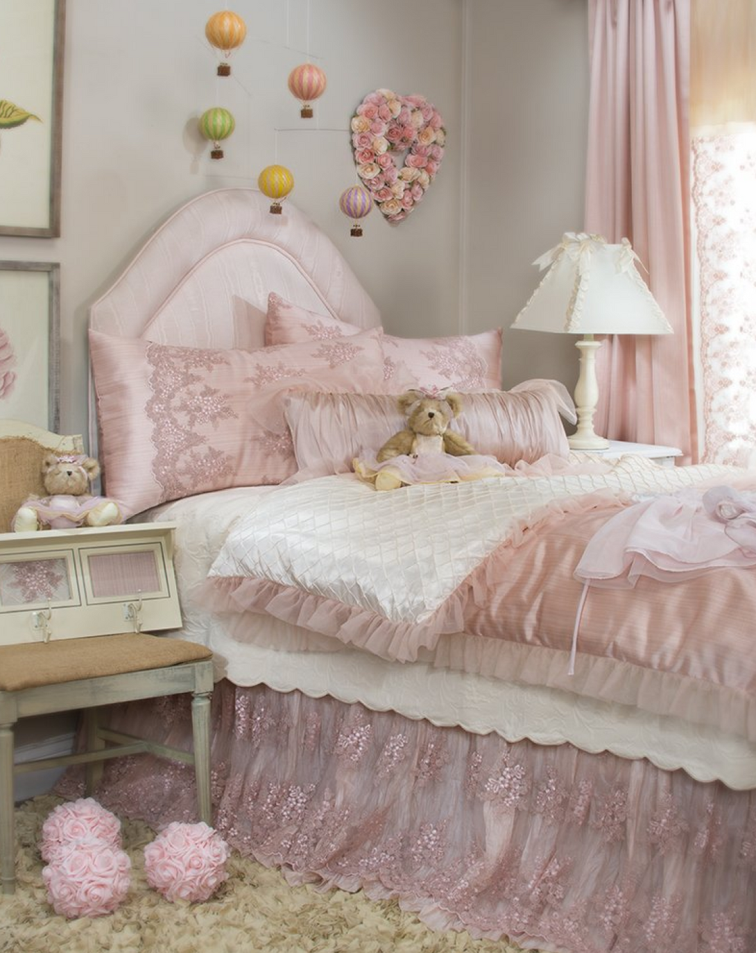 Own Pink Kids Single Bed With Head Board ANGIE HOMES