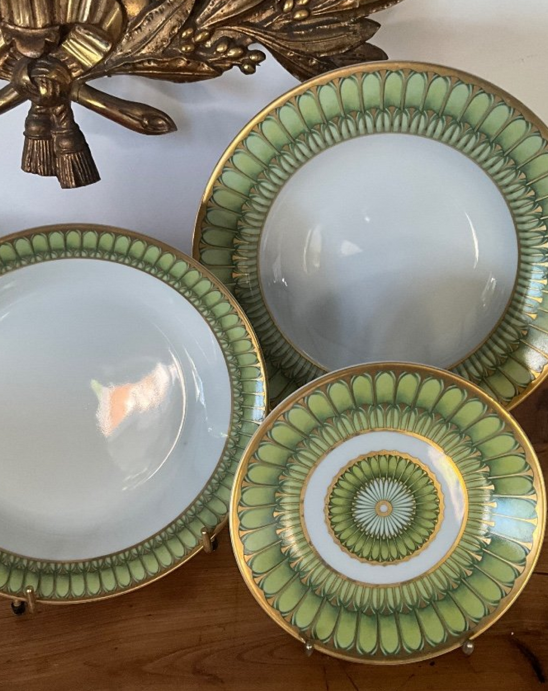 Opulence Marble Finish Dinner Sets ANGIE HOMES