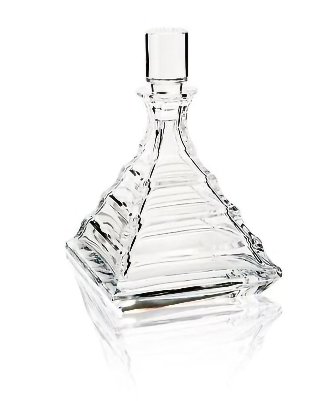ASHLEY CLEAR CRYSTAL DECANTER ANGIE HOMES