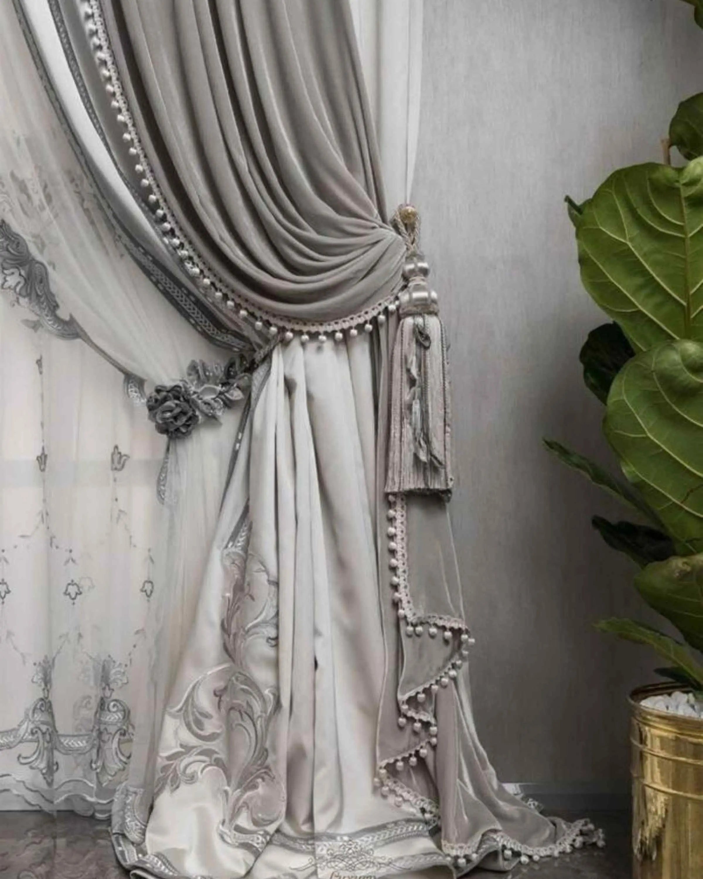 Asiatic Luxury Suede Curtains