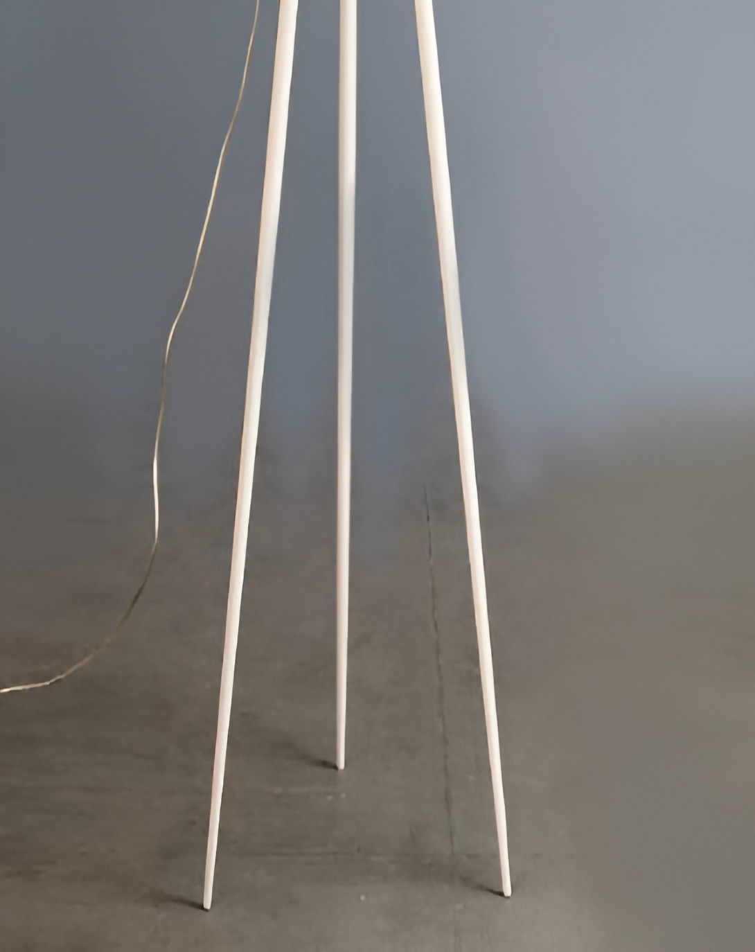 Aerin Orange Lampshade And Modern Standing Lamp