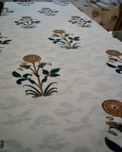 Akbar Mugul Table Tablecloth | White rectangle tablecloth ANGIE HOMES