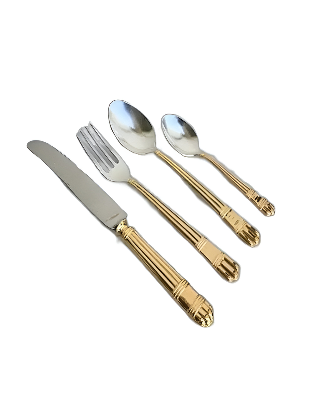 Amida Gold and Silver Plated Cutlery Set