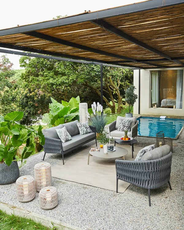 Lounge Polyethylene Wicker with Cushions