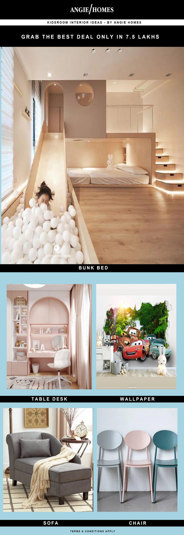 Ancent Young Teenager Room Design for Small Spaces