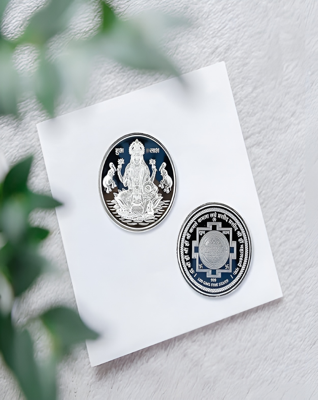 Angelic Lakshmi Silver Coin - Angie Homes Silverware
