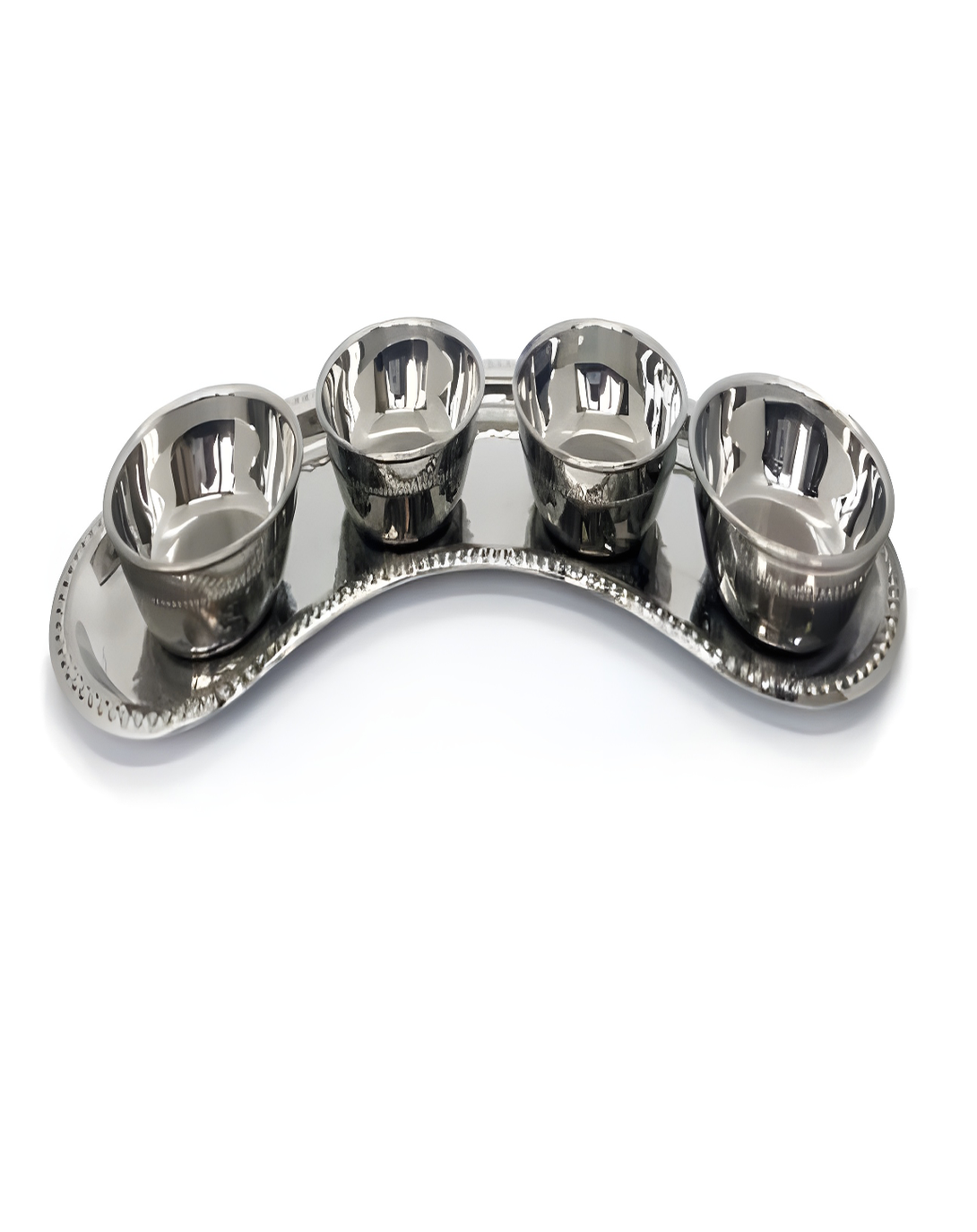 Arakan Kidney Bean Silver Plated Katori