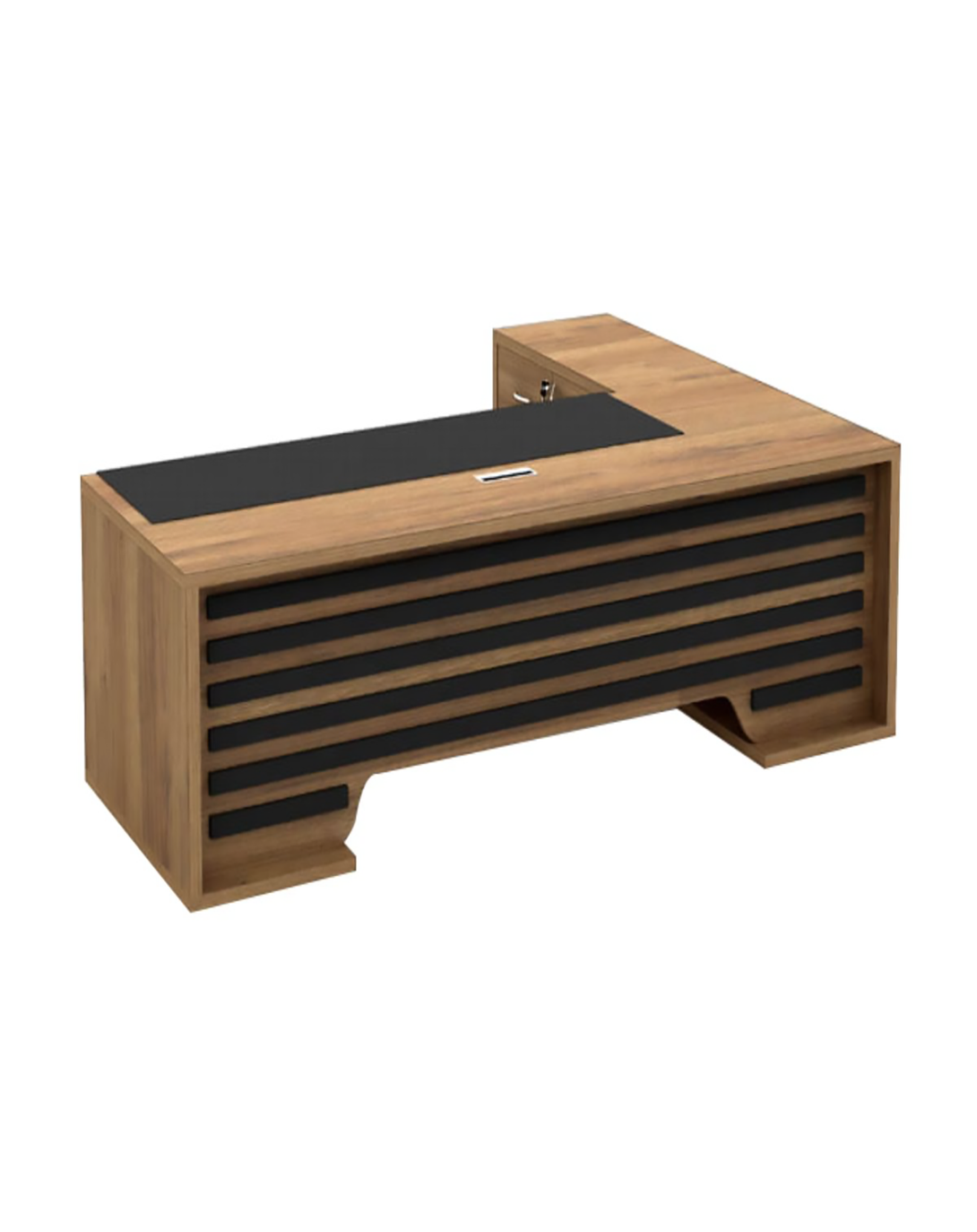 Arbre Brown Reception Desk  L Shaped Reception Desk